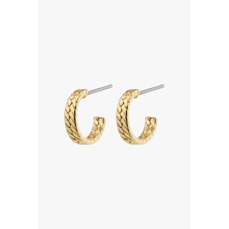 Joanna Gold Plated Snake Chain Earrings