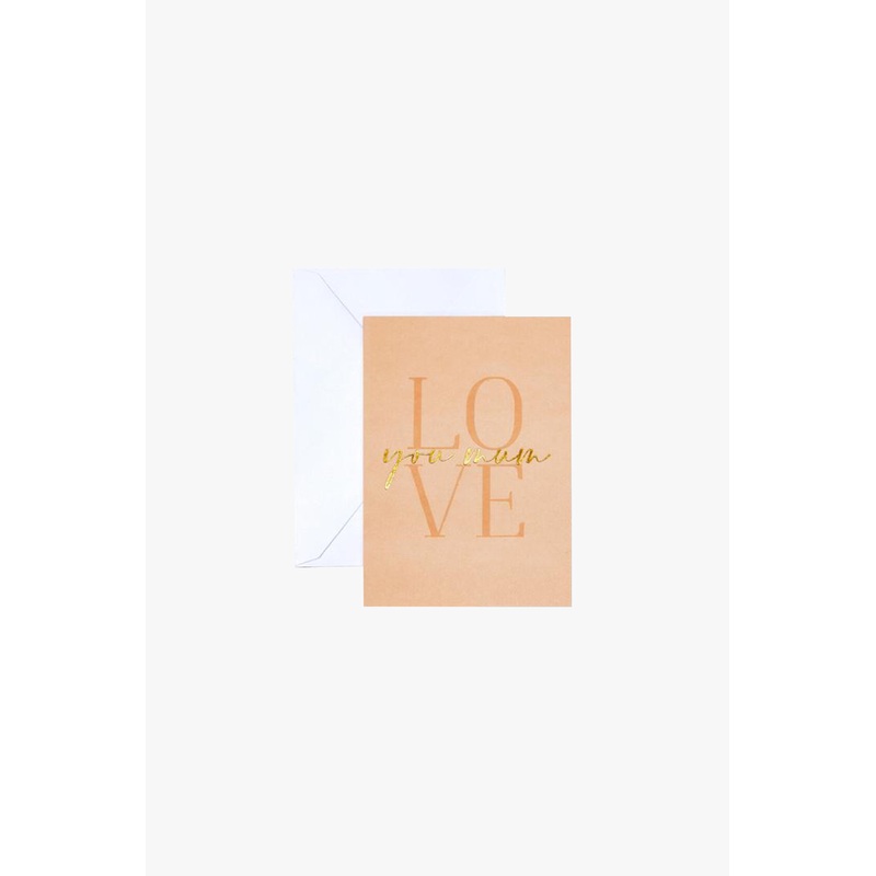 Love You Mum Greeting Card
