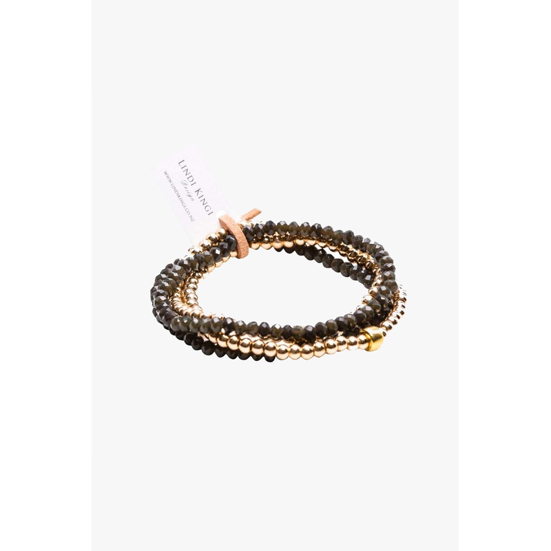 Olive Gold Bracelet Set