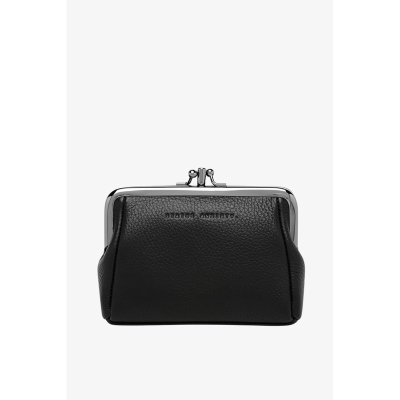 Volatile Black Clip Purse
