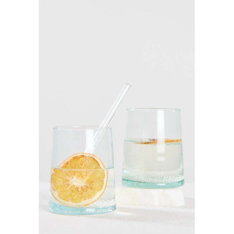 Wine Glasses Clear Blue Large 250ml