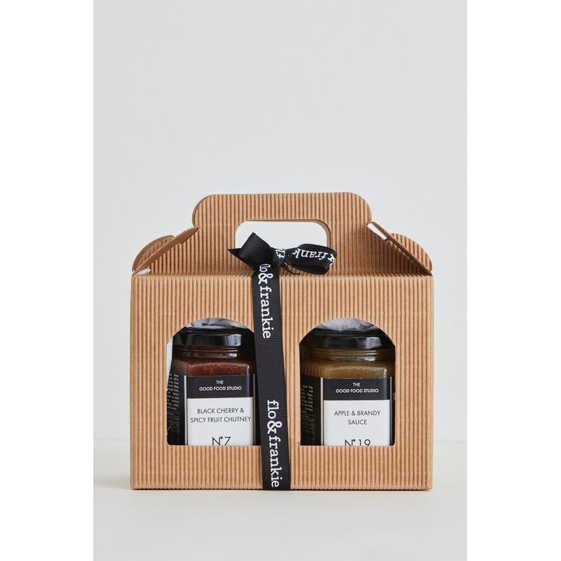 Apple Brandy Sauce + Black Cherry Chutney Gift Pack