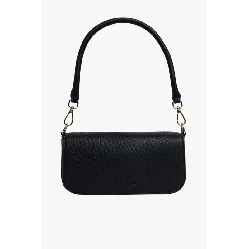 Calabria Black Baguette Shoulder Bag