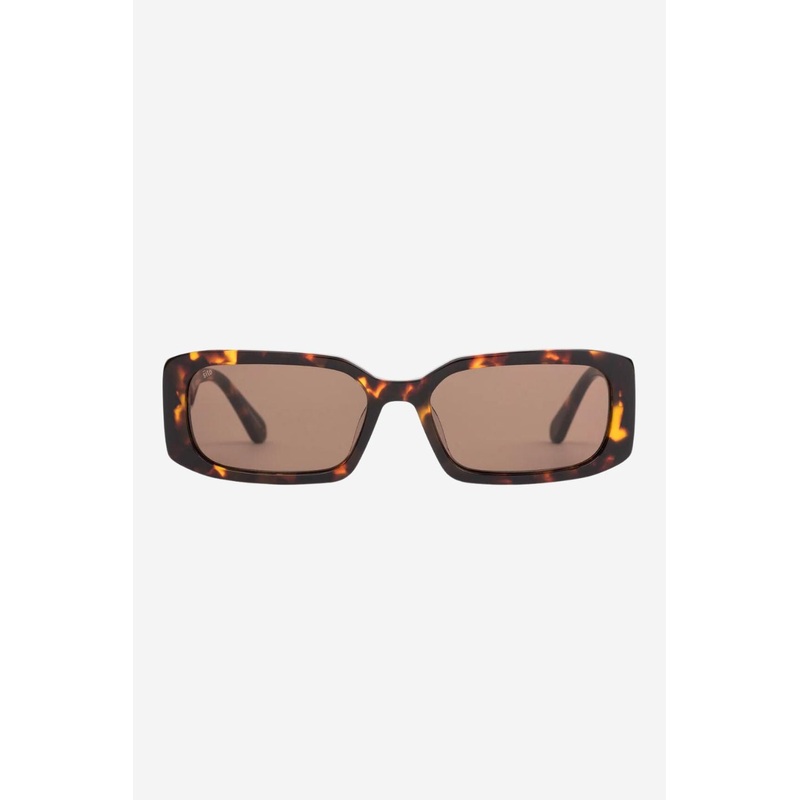 Electro Vision Rectangle Maple Torte Coffee Lens Sunglasses