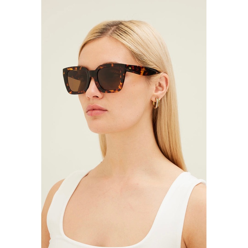 Harlow Maple Torte Brown Polar Lens Sunlglasses