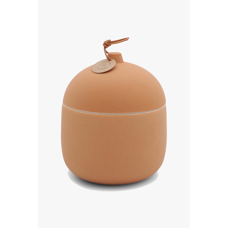 Keepsake Amberwood 340g Large with Lid Ceramic Candle