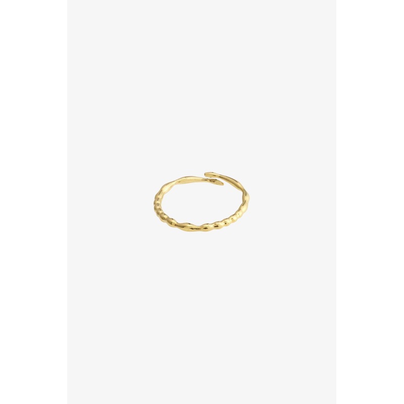 Lulu Recycled Chain StackGold Plated EOL Ring