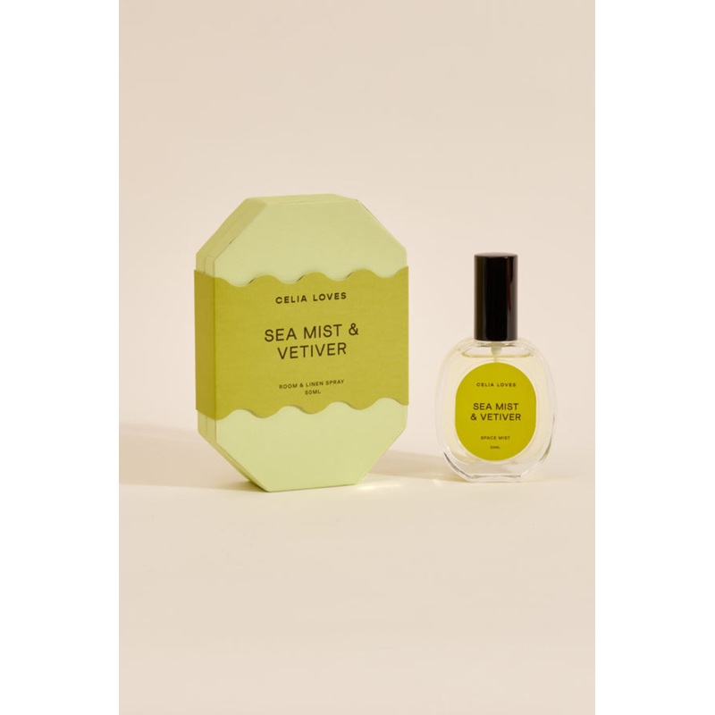 Sea Mist + Vetiver Room + Linen 50ml Spray