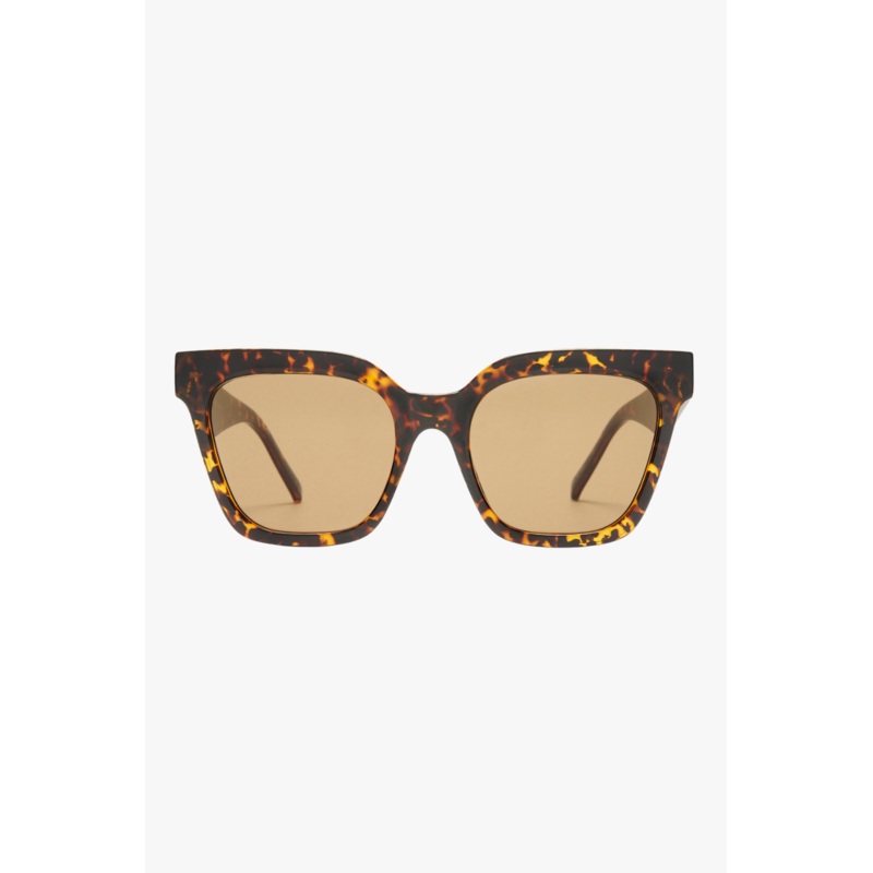 Star Glow Dark Tort Brown Large Mono Lens Sunglasses