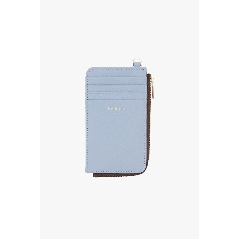 Winona Hydrangea Leather Card Holder