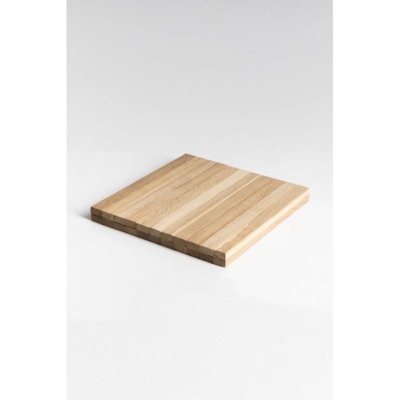 Arm Chair Side Rest Natural Wood Slats