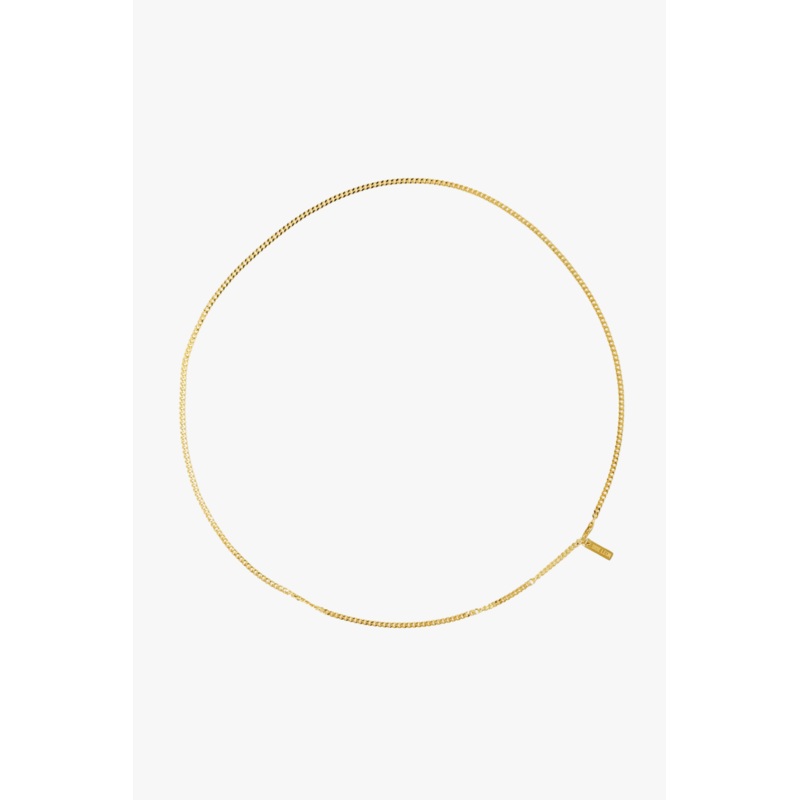 Curb 18k Gold Plated Chain Necklace