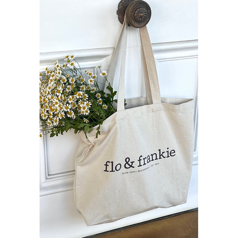 Flo Natural Canvas Tote Bag