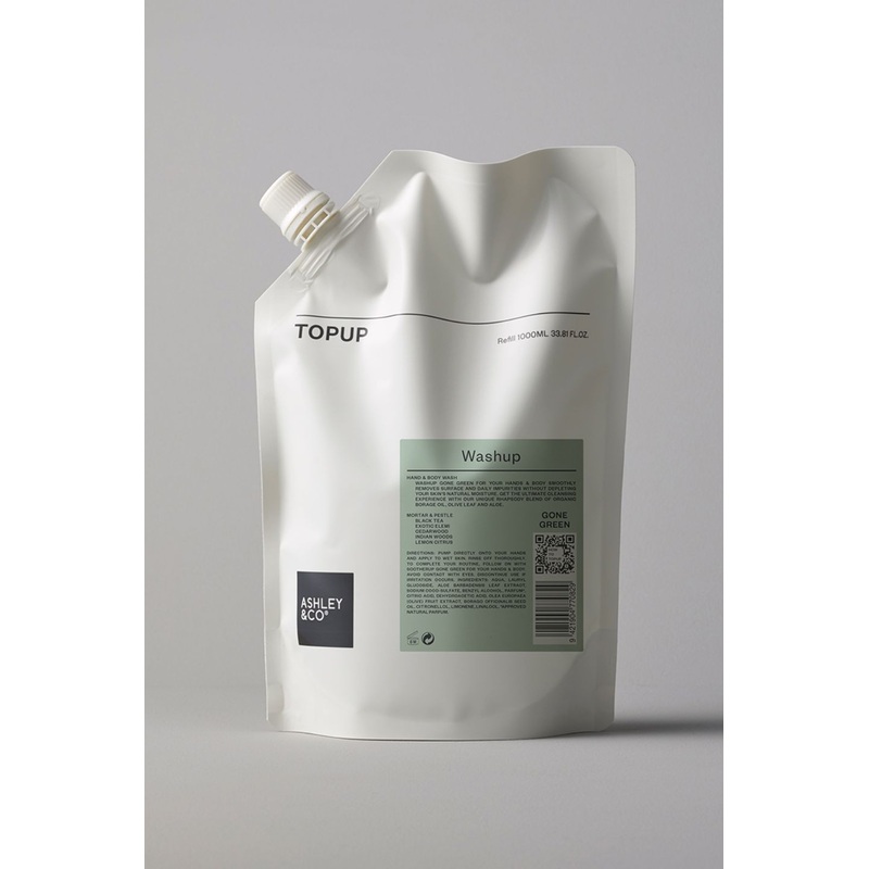Top Up Gone Green Mortar + Pestle EOL Handwash Refill 1ltr