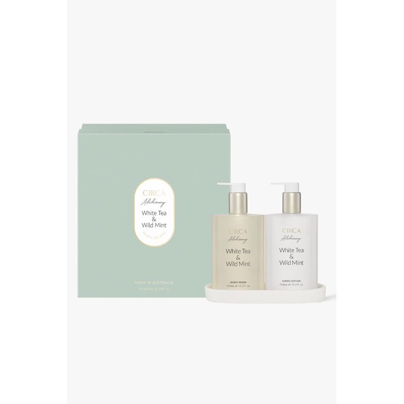 Alchemy White Tea + Wild Mint Hand Care Set