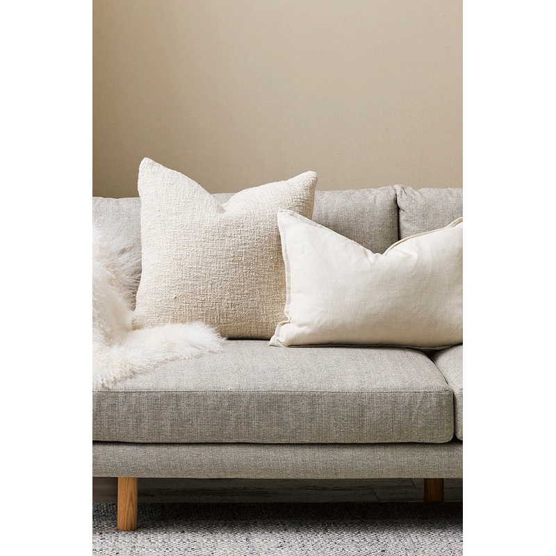 Cyprian Textured Oatmeal Feather Inner 50x50cm Cushion