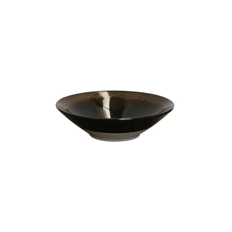 Fino Verde Brown Serving Bowl