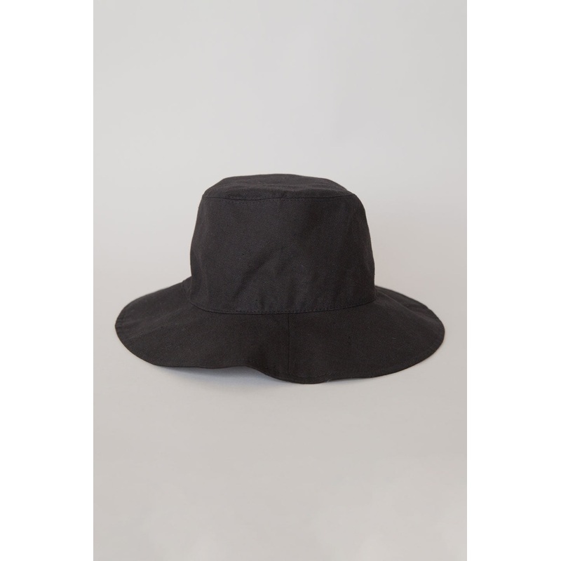 Love Linen Bucket Hat Black