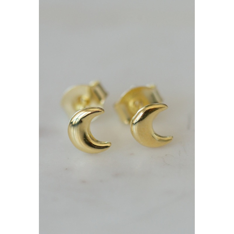 Luna Lover Stud Earrings Gold EOL
