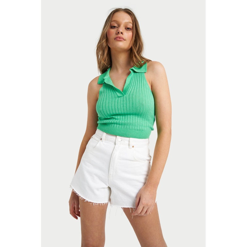 Mirage Vintage White Denim Short