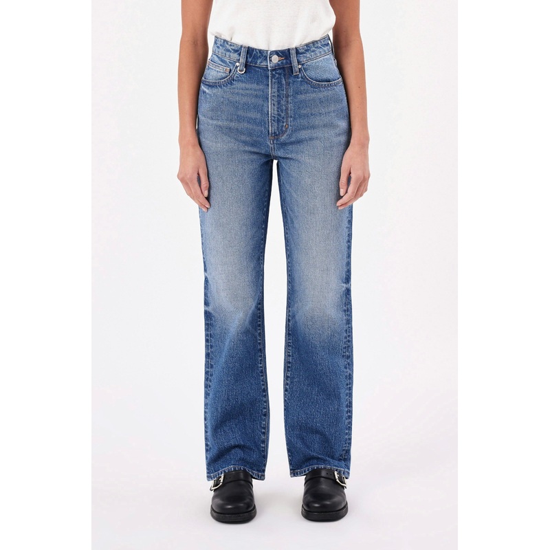 Nico Mid Vintage Indigo Straight Ode Jean