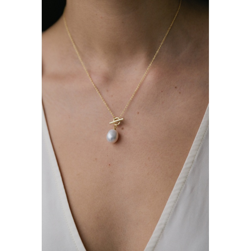 Pearl Gold Thread EOL Necklace