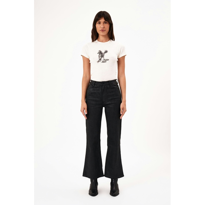 Sailor Black Scoop Coated Jean