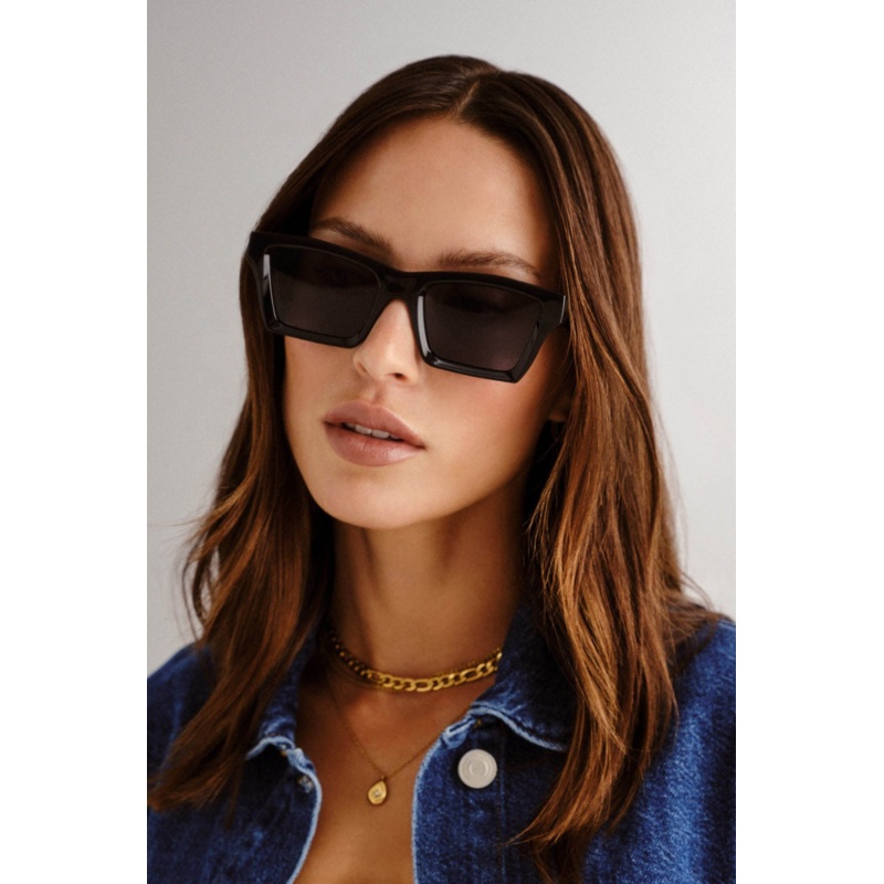 Something Black Mono Lens Sunglasses