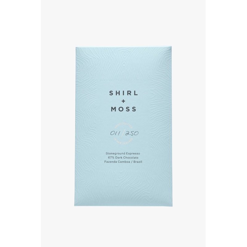 Stoneground Espresso 67% Dark Chocolate 80g Bar