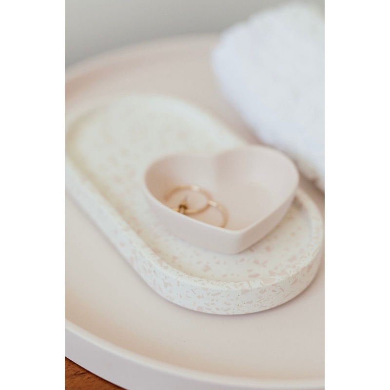 Terrazzo Midi Oval Neutral 24cm Dish
