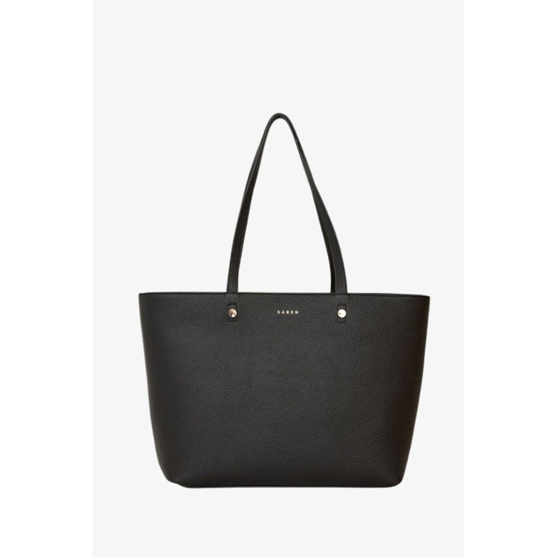 Tilbury Black + Chain Print Leather Shoulder Bag