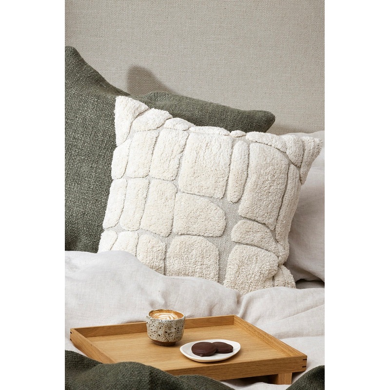 Tundra Cream Pebble Feather Inner 50x50cm Cushion
