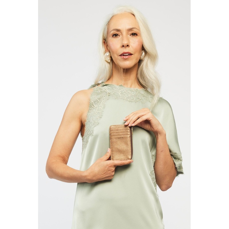 Winona Brushed Bronze Card Holder