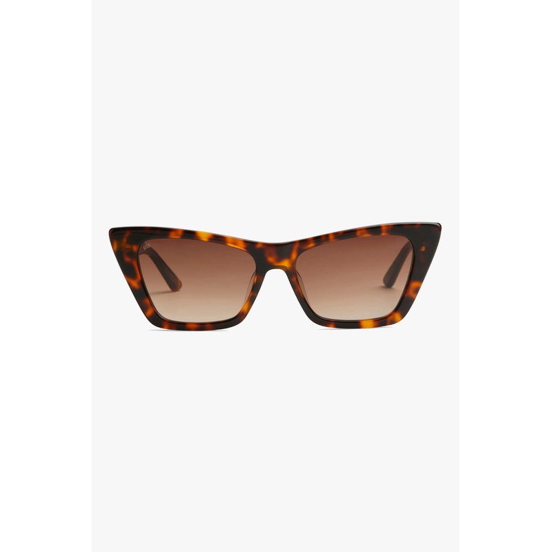 Wonderland Honey Tort Cat Eye Gradient Lens Sunglasses