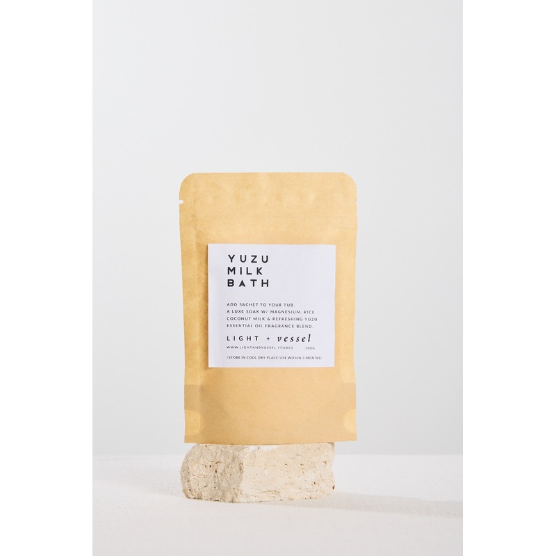 Yuzu Milk Bath 100g Single Sachet Bath Soak