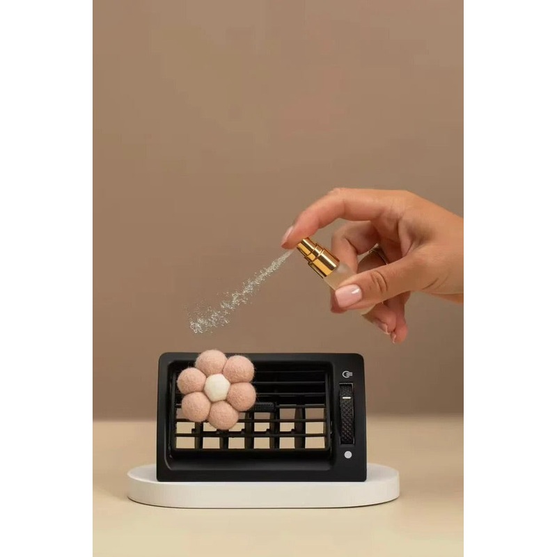 Felt Blush Daisy Car Diffuser