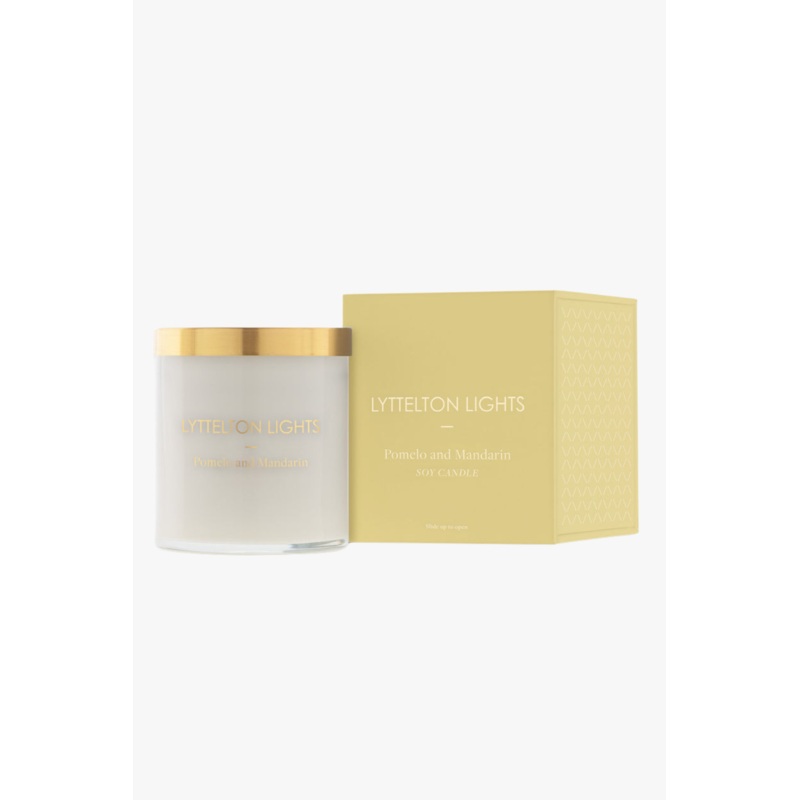 Pomelo + Mandarin Medium 65hr Candle