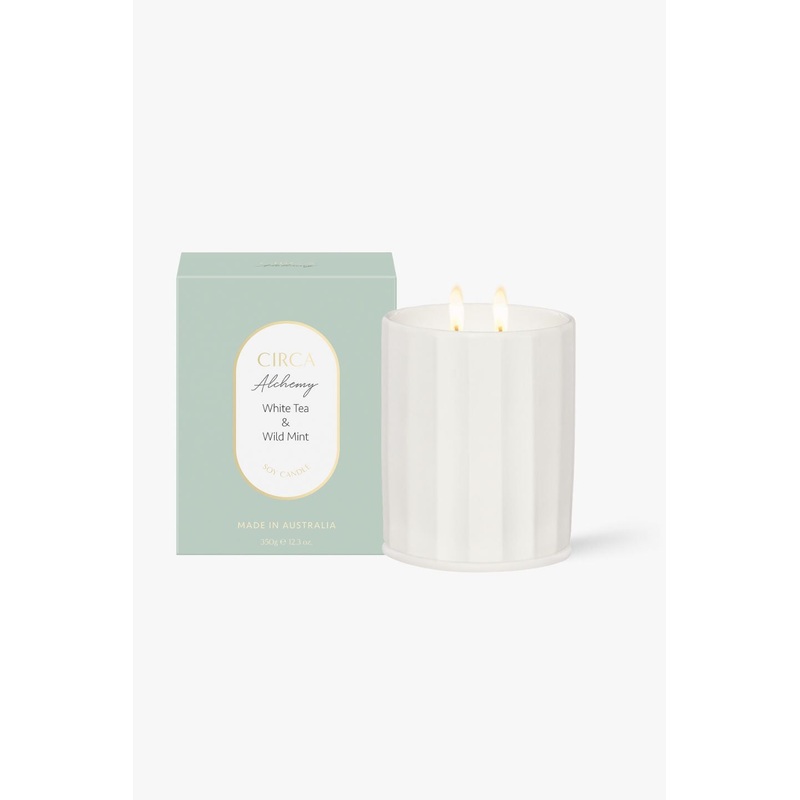 Alchemy White Tea + Wild Mint Classic Candle 350g