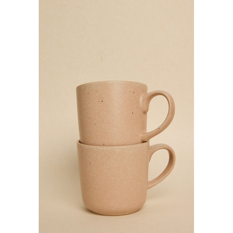 Caffeine Fix Pink Speckle Pack 2 Mugs