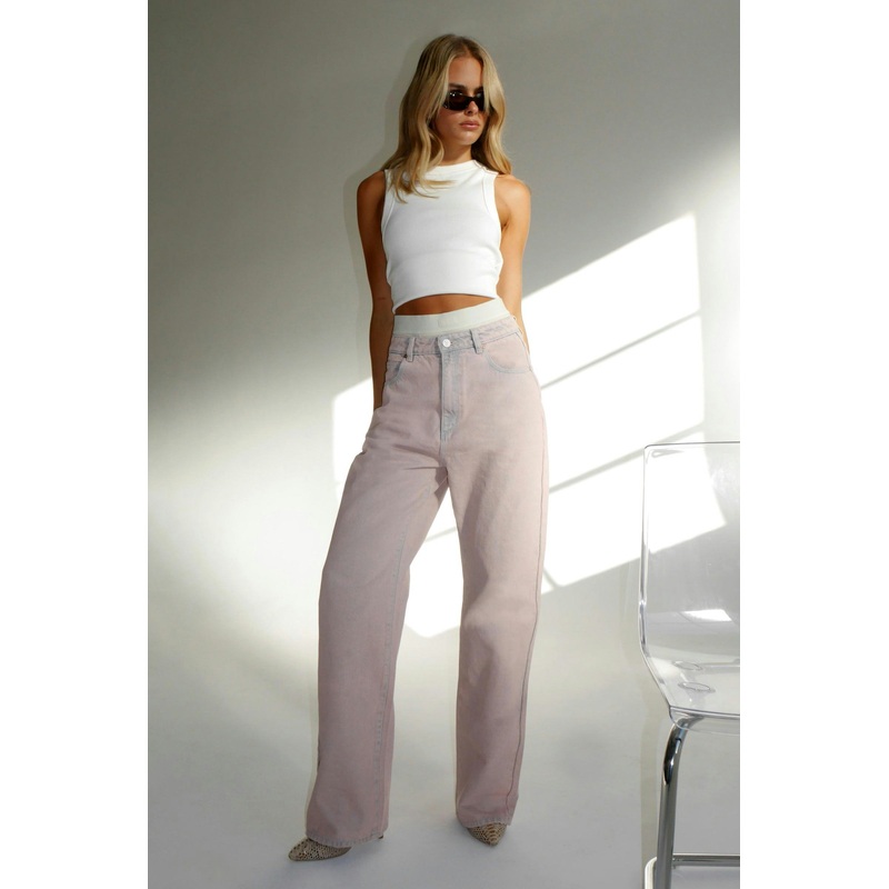 Carrie Dirty Pink Washed Jean