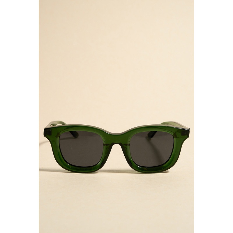 Chelsea Forest Chunky Round Sunglasses