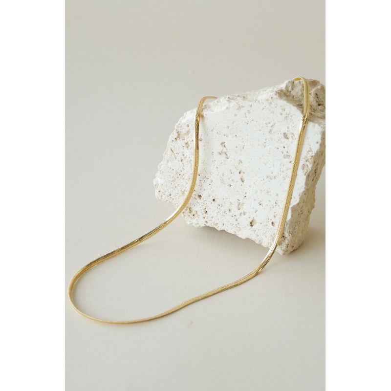 Classic Snake Chain Gold Necklace