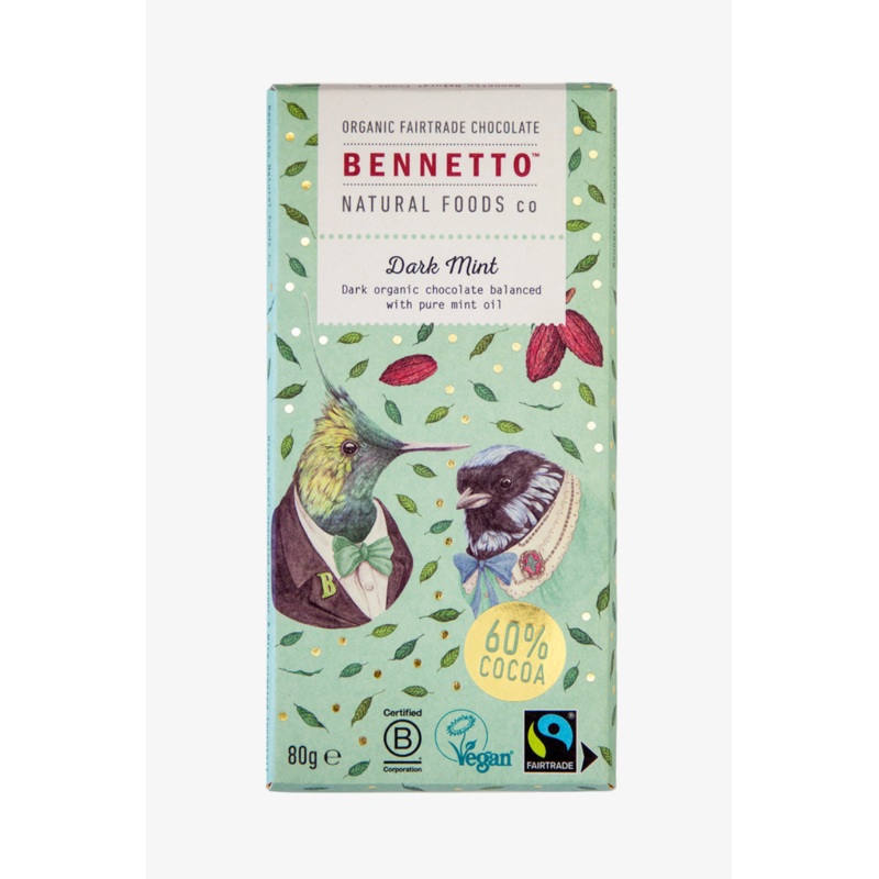 Dark Mint 80g Green Fairtrade Chocolate