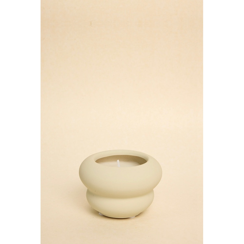 Double Bubble Ivory Soy Wax Candle