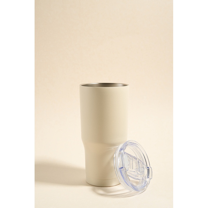 Ivory Stainless Steel 600ml Smoothie + Coffee Cup