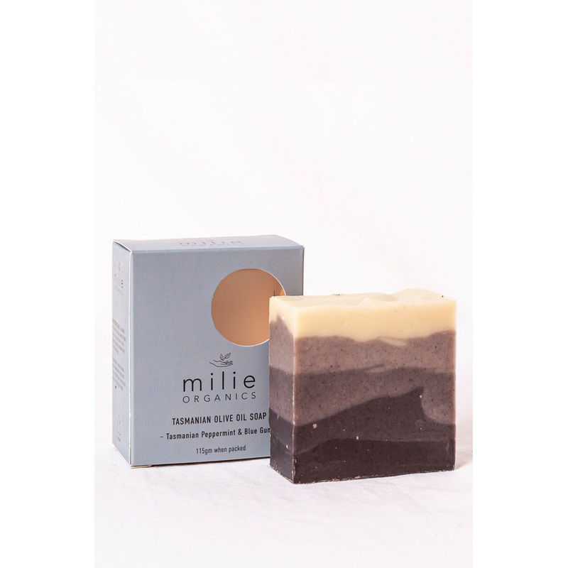 Peppermint + Blue Gum Organic Soap