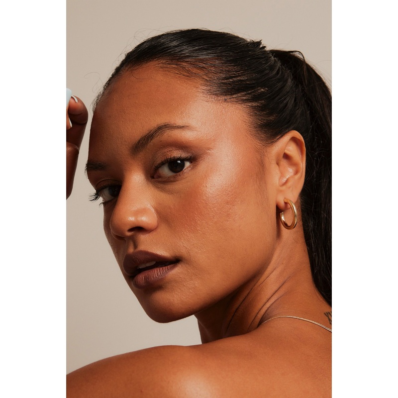 Thick Classic EOL Gold Hoop Earrings