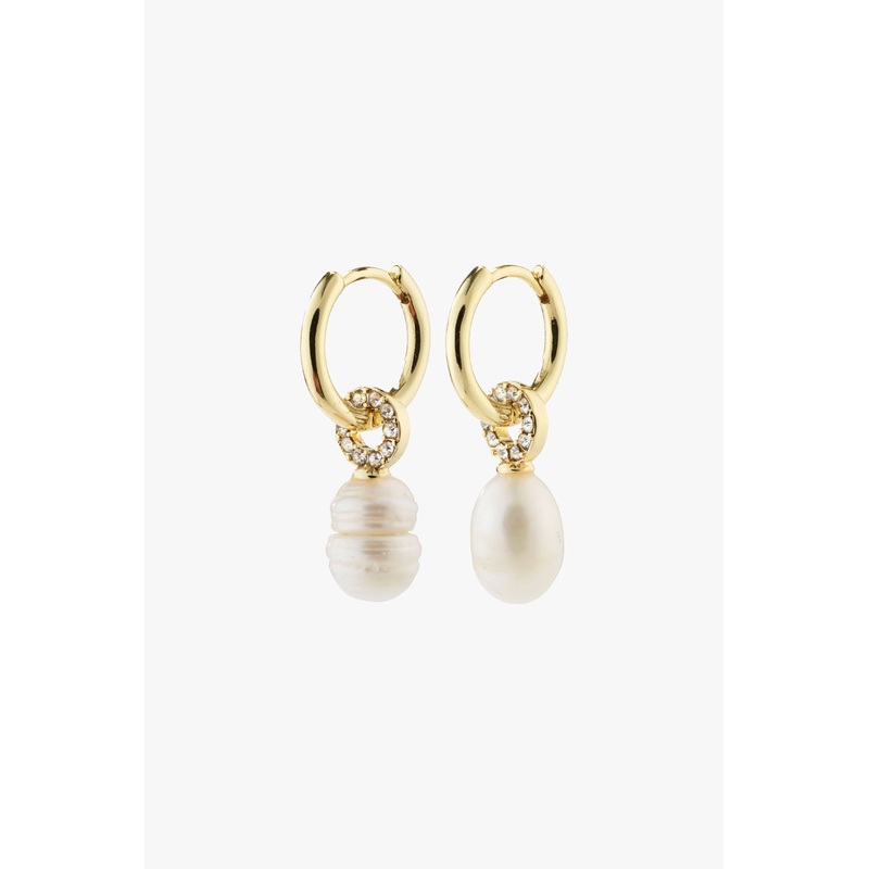 Baker Freshwater Pearl EOL Gold Plated Earrings