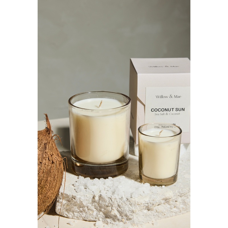 Coconut Sun Sea Salt + Coconut 210g Soy Candle