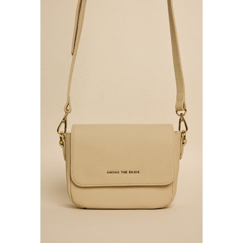 London Shell Leather Small Crossbody Bag